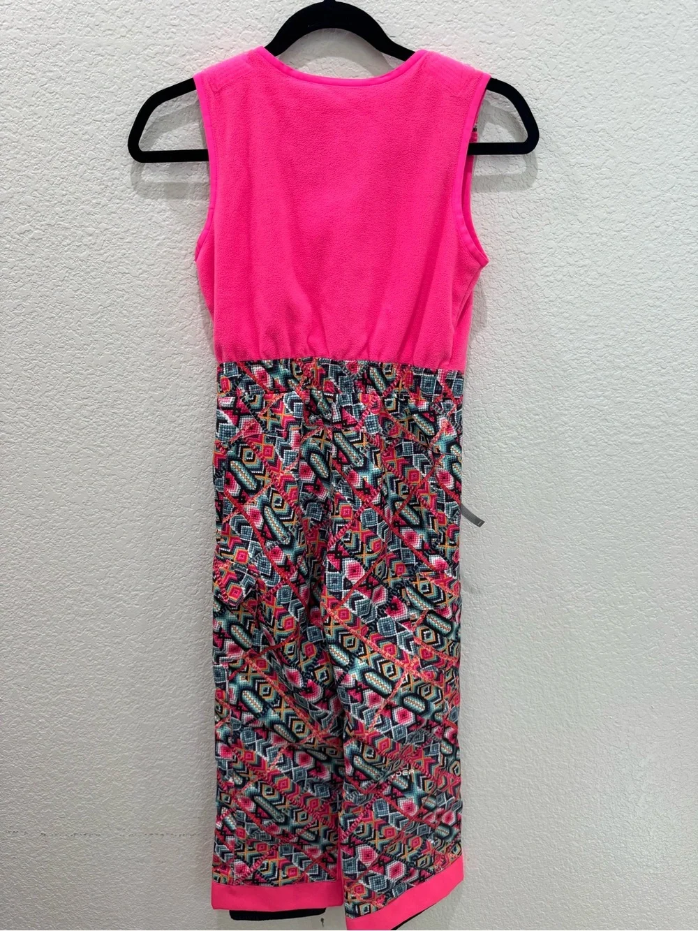 Spyder Girls Ski Bib Snow Pants Pink Fleece Insulated Winter Size 7 Snowboard
